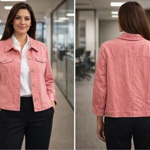 Ruby Rd. Women's Coral Jean Jacket